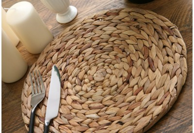 Opulence Water Hyacinth Placemats x 4 (30cm)
